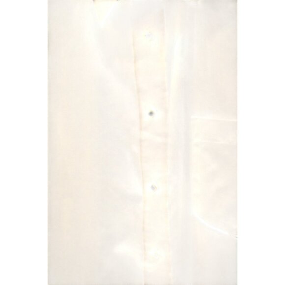 Vintage 90's Men's Classix White Formal Dress Shirt Short Sleeve Size 15/15.5 - Picture 2 of 7